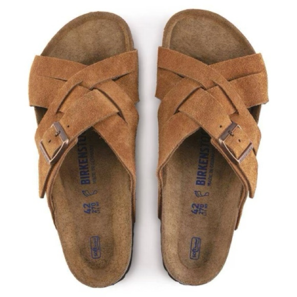 BIRKENSTOCK WOMEN'S LUGANO SOFT FOOTBED MINK 
$145 Women’s 7/ EU 38 - Picture 5 of 7